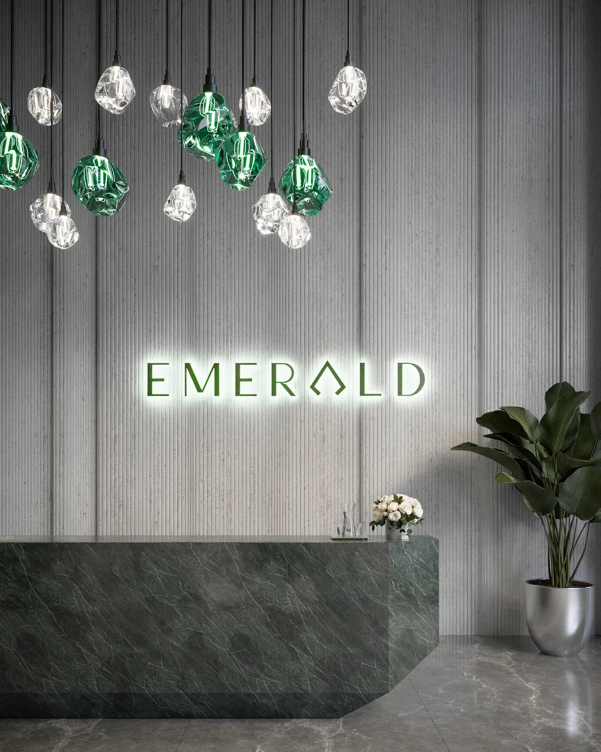 Emerald Springs Styled Reception Interior Room